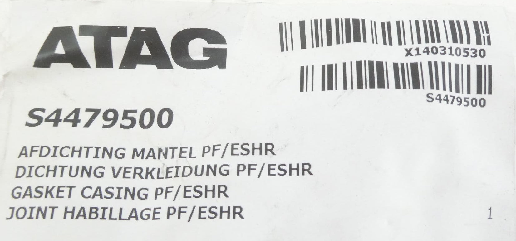 ATAG S4479500 Dichtung Verkleidung PF/ESHR