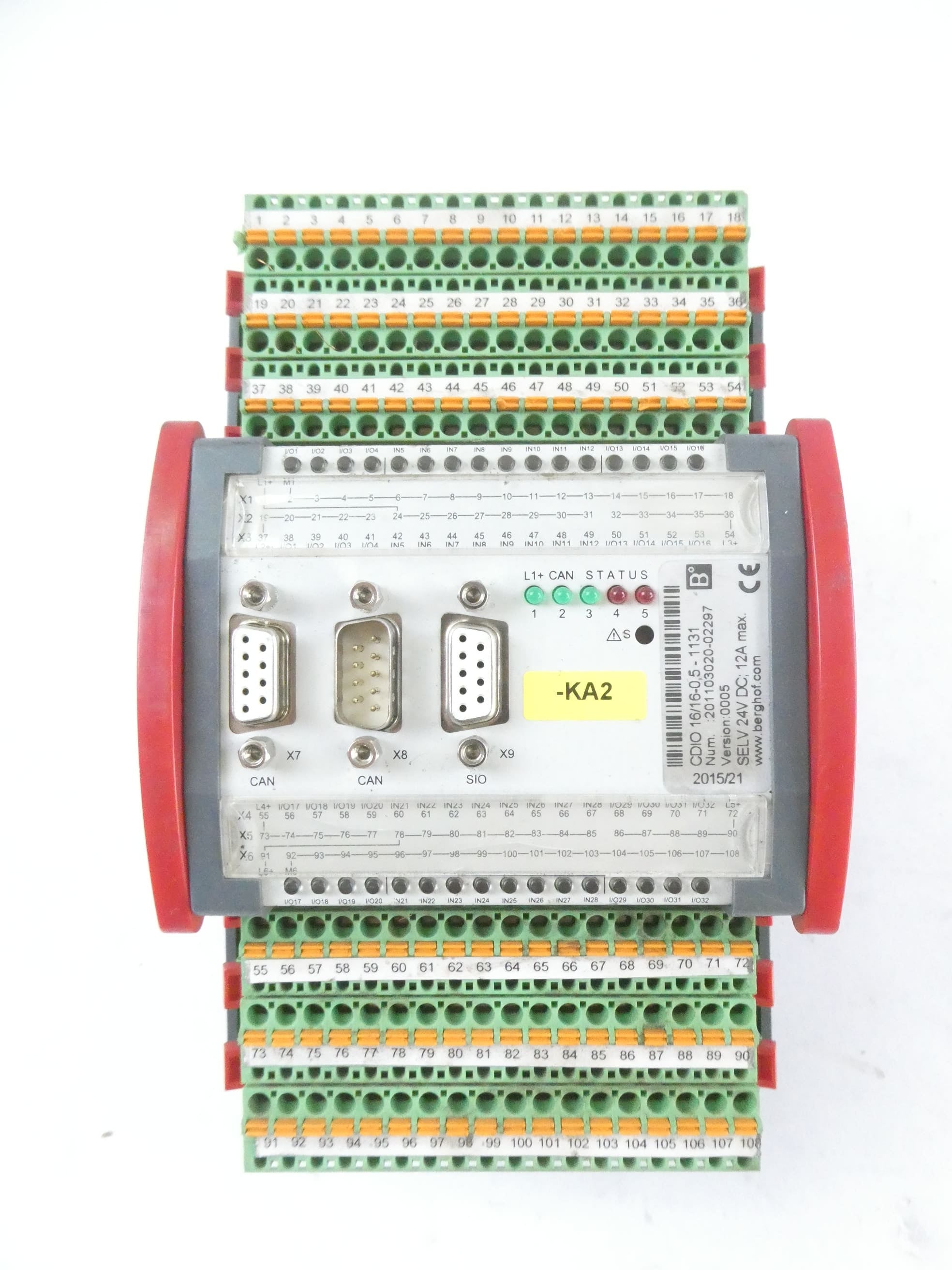 Berghof Automation Cdio 16/16-0.5 Steuerungsmodul Version 0005