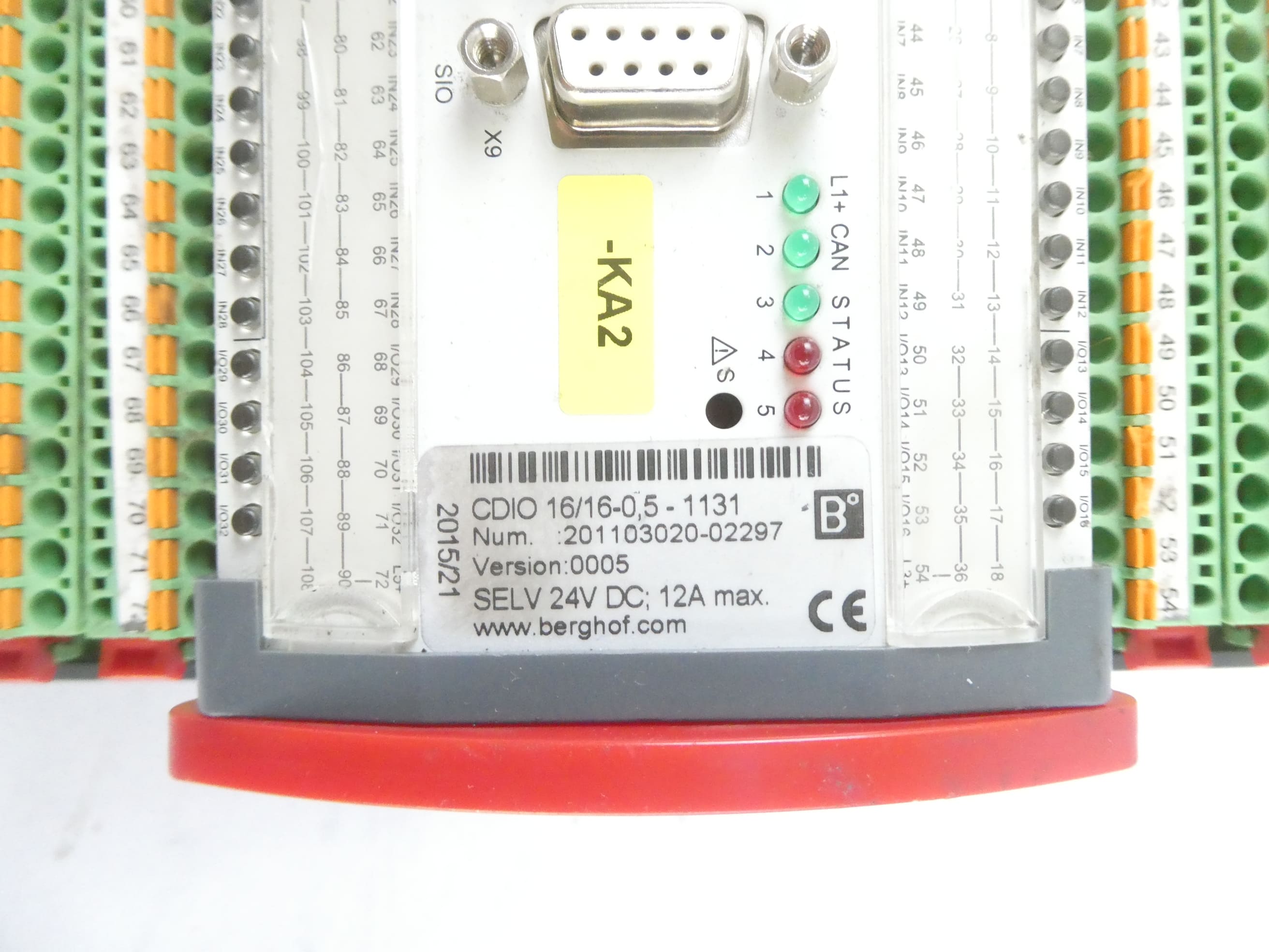 Berghof Automation Cdio 16/16-0.5 Steuerungsmodul Version 0005