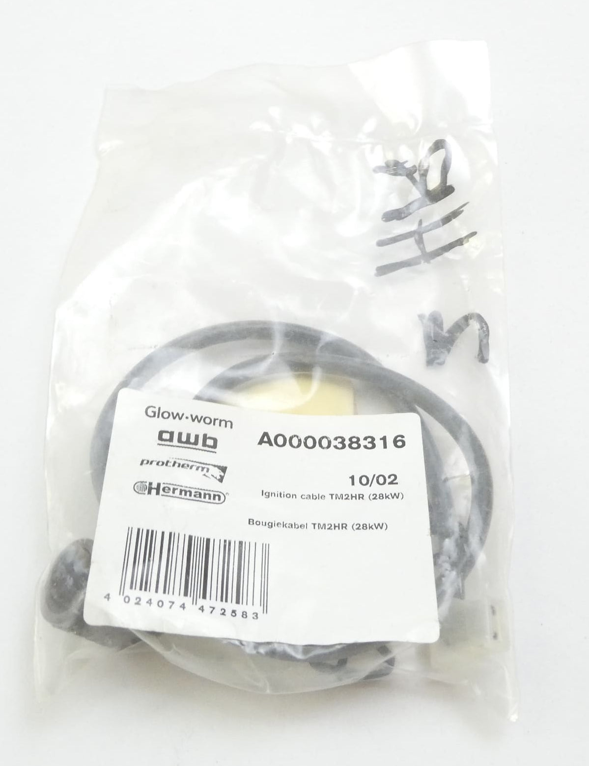 AWB Glowworm A000038316 Zündkabel TM2HR (28kW)