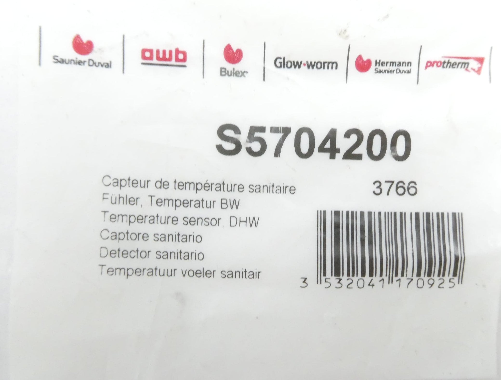 Saunier Duval S5704200 Temperaturfühler BW