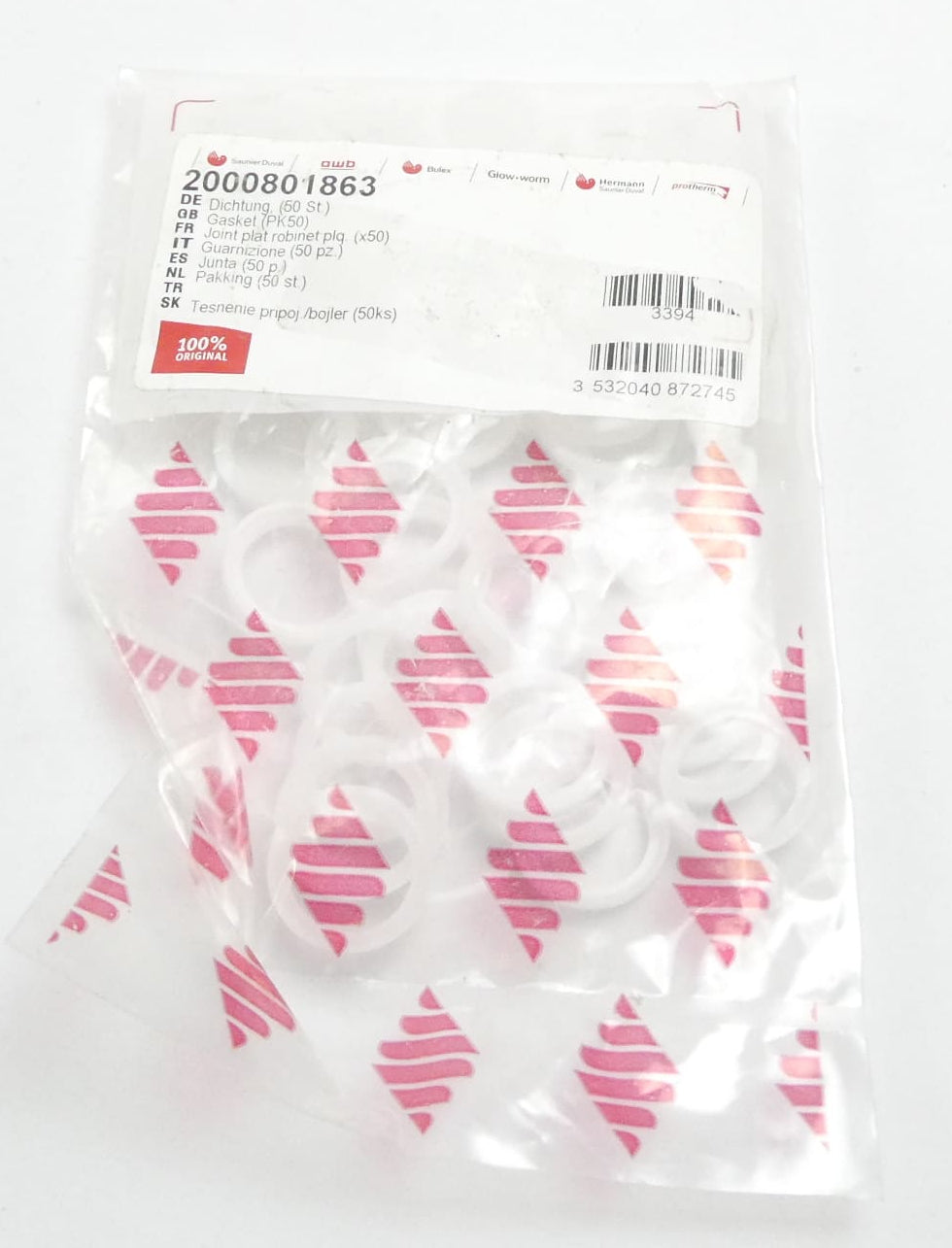 Saunier Duval 2000801863 Dichtung set of 50