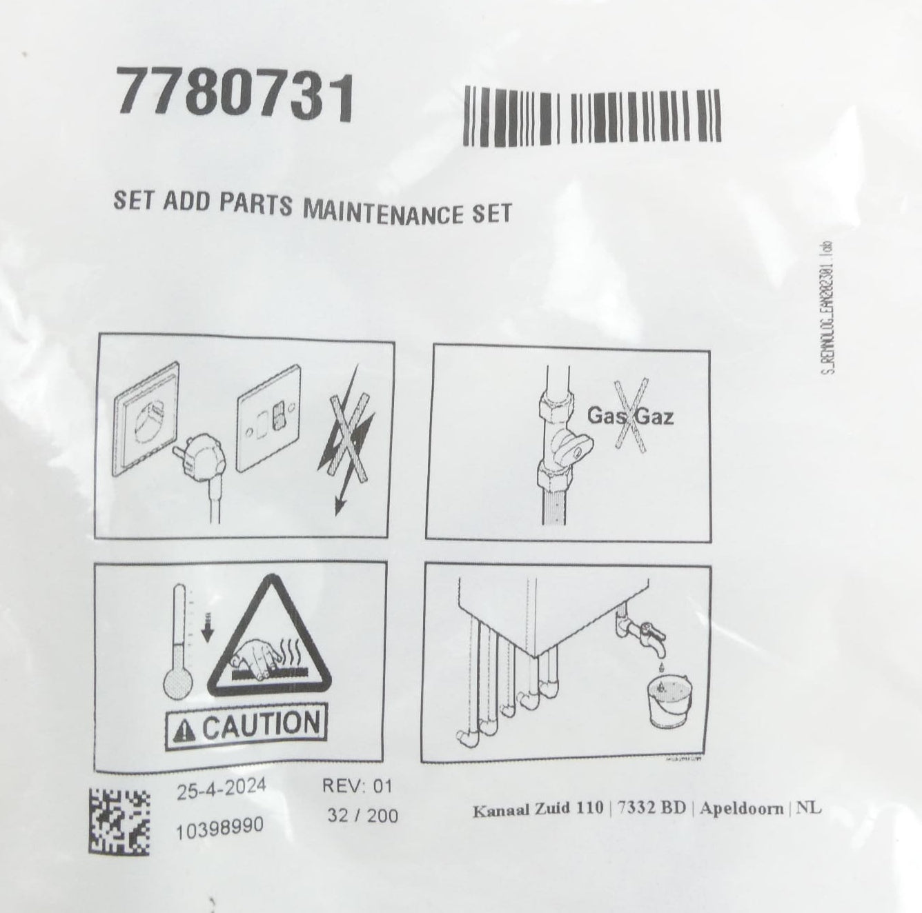 Remeha 7780731 Wartungsset