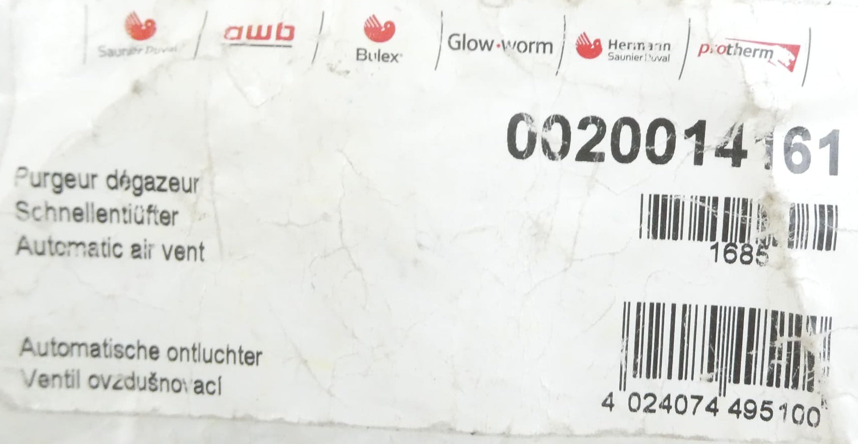 AWB 0020014161 Schnellentlüfter