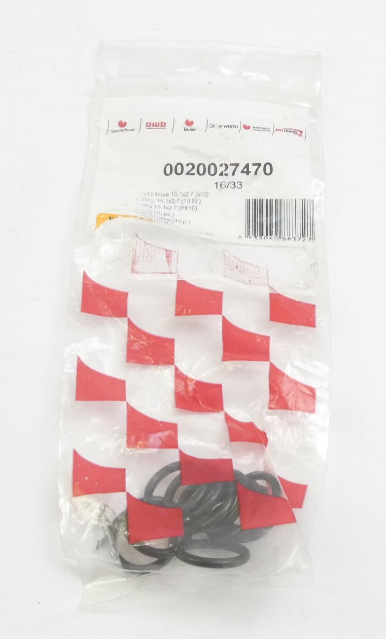 Saunier Duval 0020027470 O-Ring 15,1x2,7 set of 10