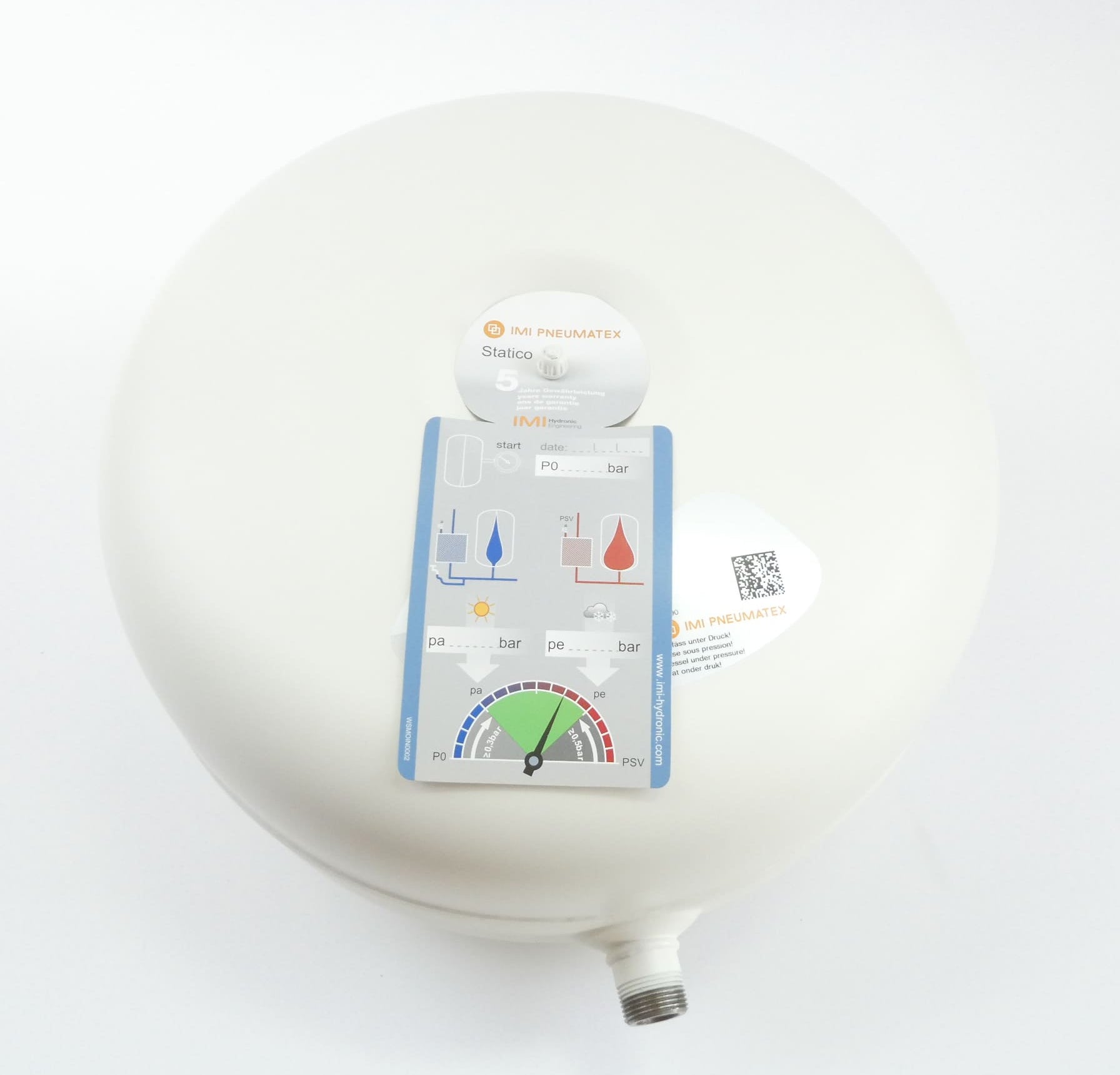 IMI Pneumatex SD18.3 statico 7101002BC Druchausdehngefäß