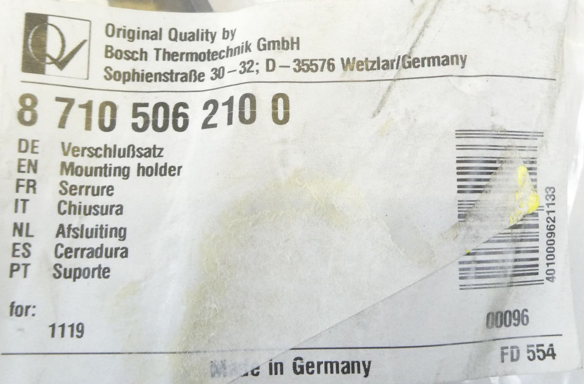 Bosch 87105062100 Verschlusssatz