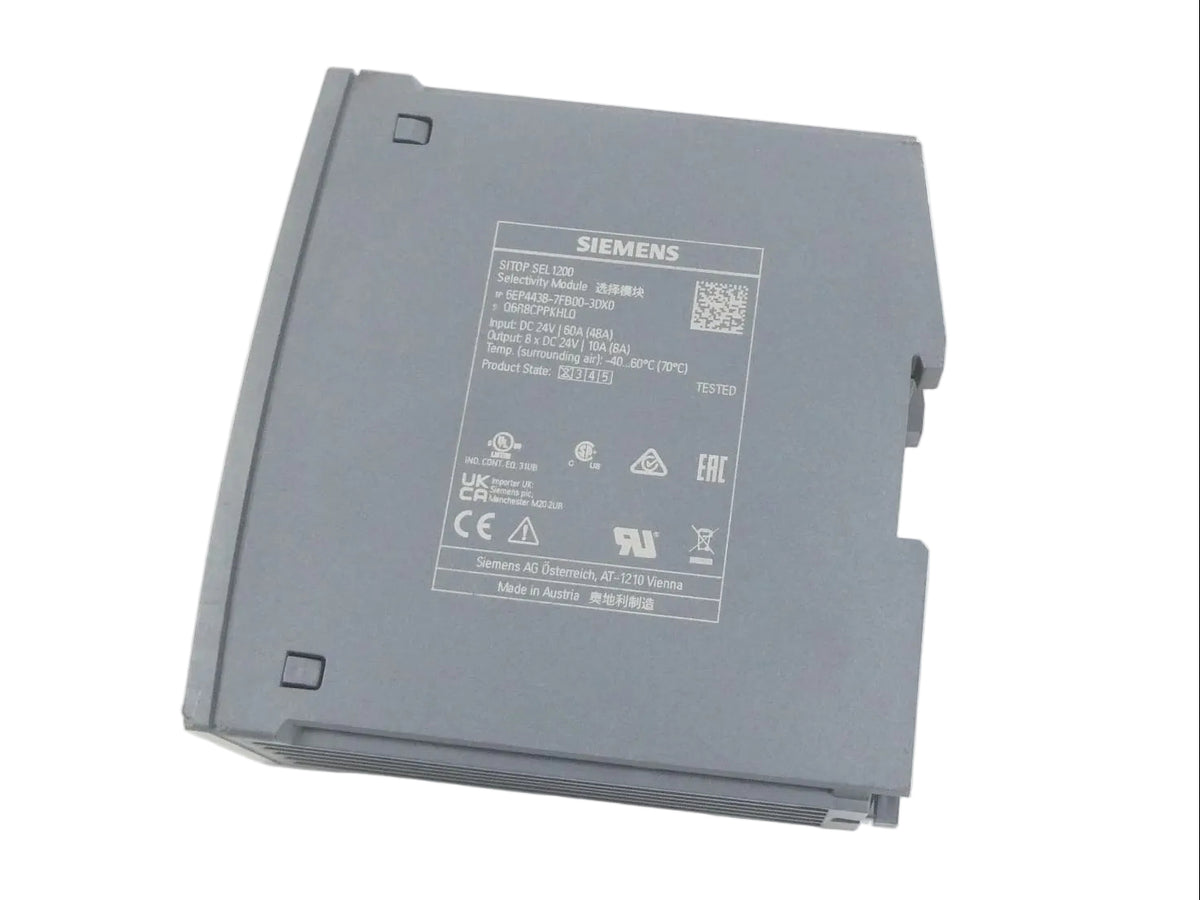 Siemens SITOP SEL1200 Select Module 6EP4438-7FB00-3DX0 SN:Q6R8CPPKHLQ