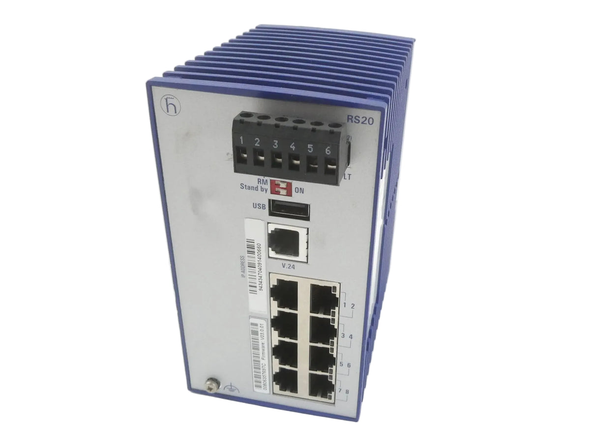 Manroland PECOM RS20-0800T1T1SDAEHM 8 Port Rail Switch