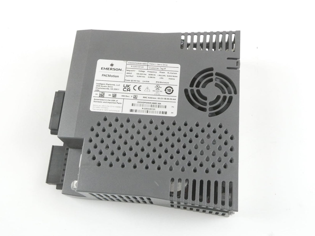 Emerson IC830DP00606-NBEC-BA PACMotion PSD411 Servoantrieb