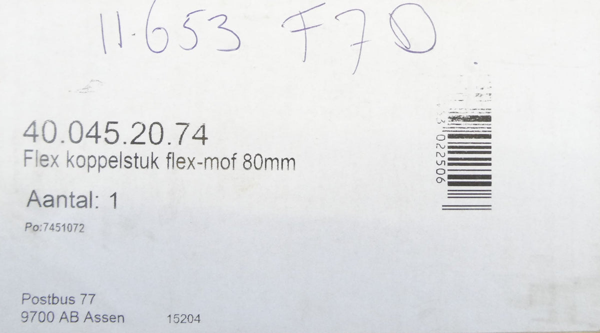 Burgerhout 40.045.20.74 Flexibles Kuppelstück