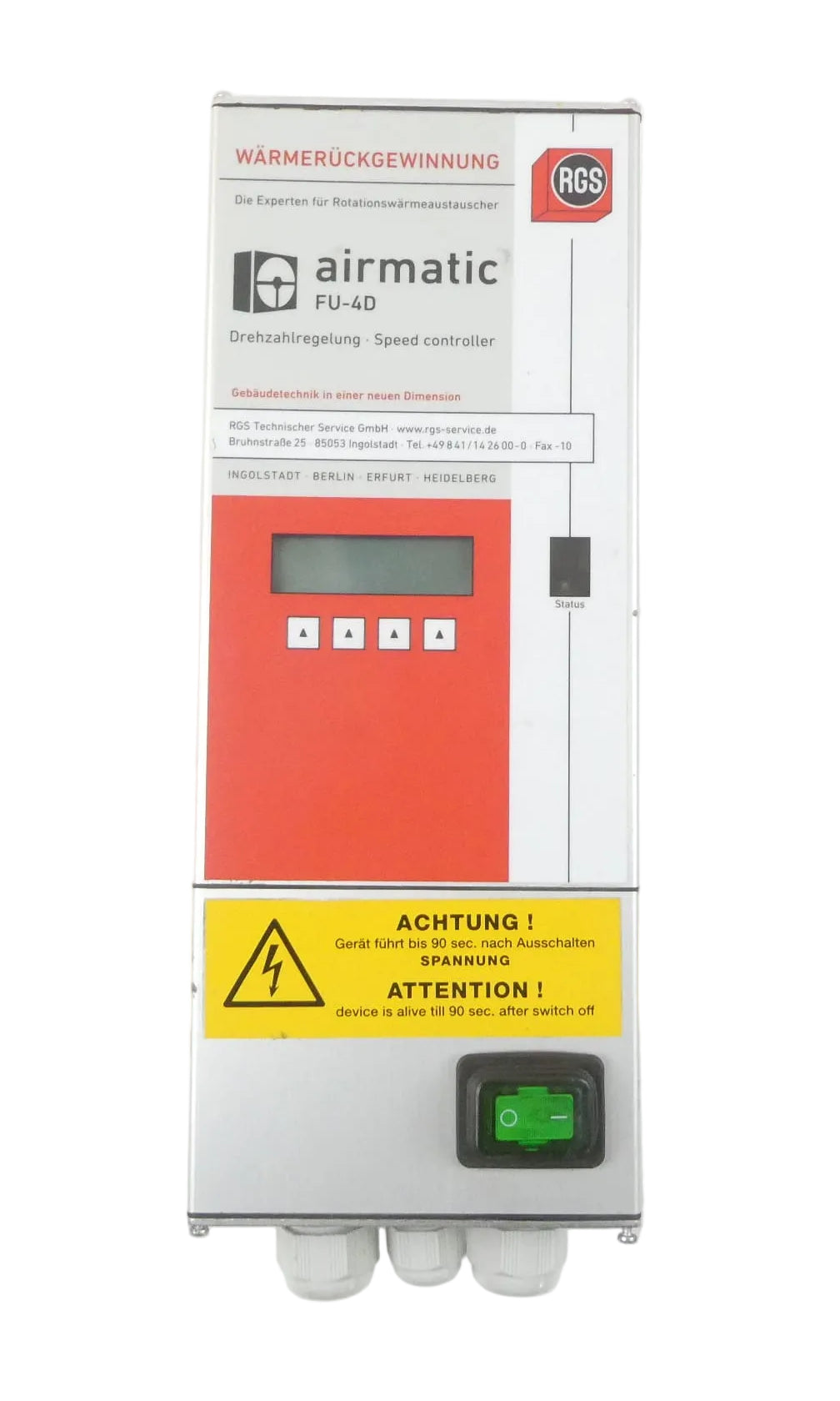 RGS airmatic FU-4D Drehzahlregelung