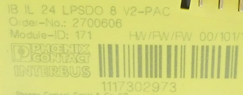 Phoenix Contact IB IL 24 LPSDO 8 V2-PAC Sicherheitsmodul 2700606