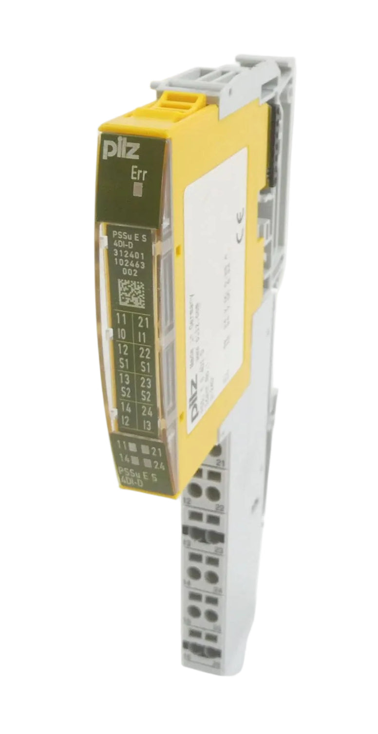 9x Pilz 312401 PSSu E S 4DI-D I/O Modul