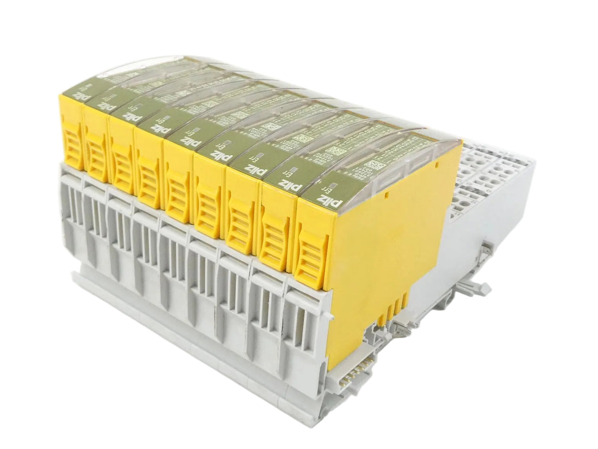 9x Pilz 312401 PSSu E S 4DI-D I/O Modul