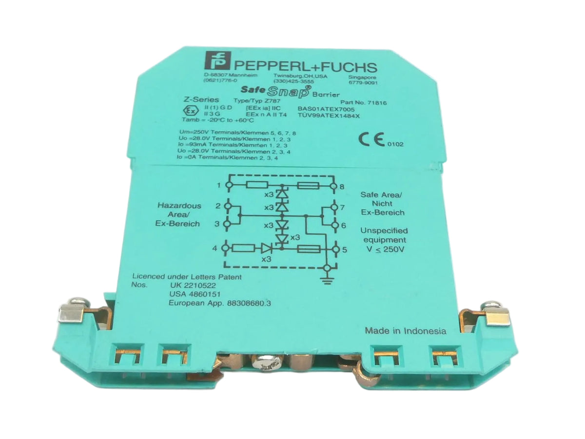 Pepperl+Fuchs 71816 Snap Barrier Z-Series Z787
