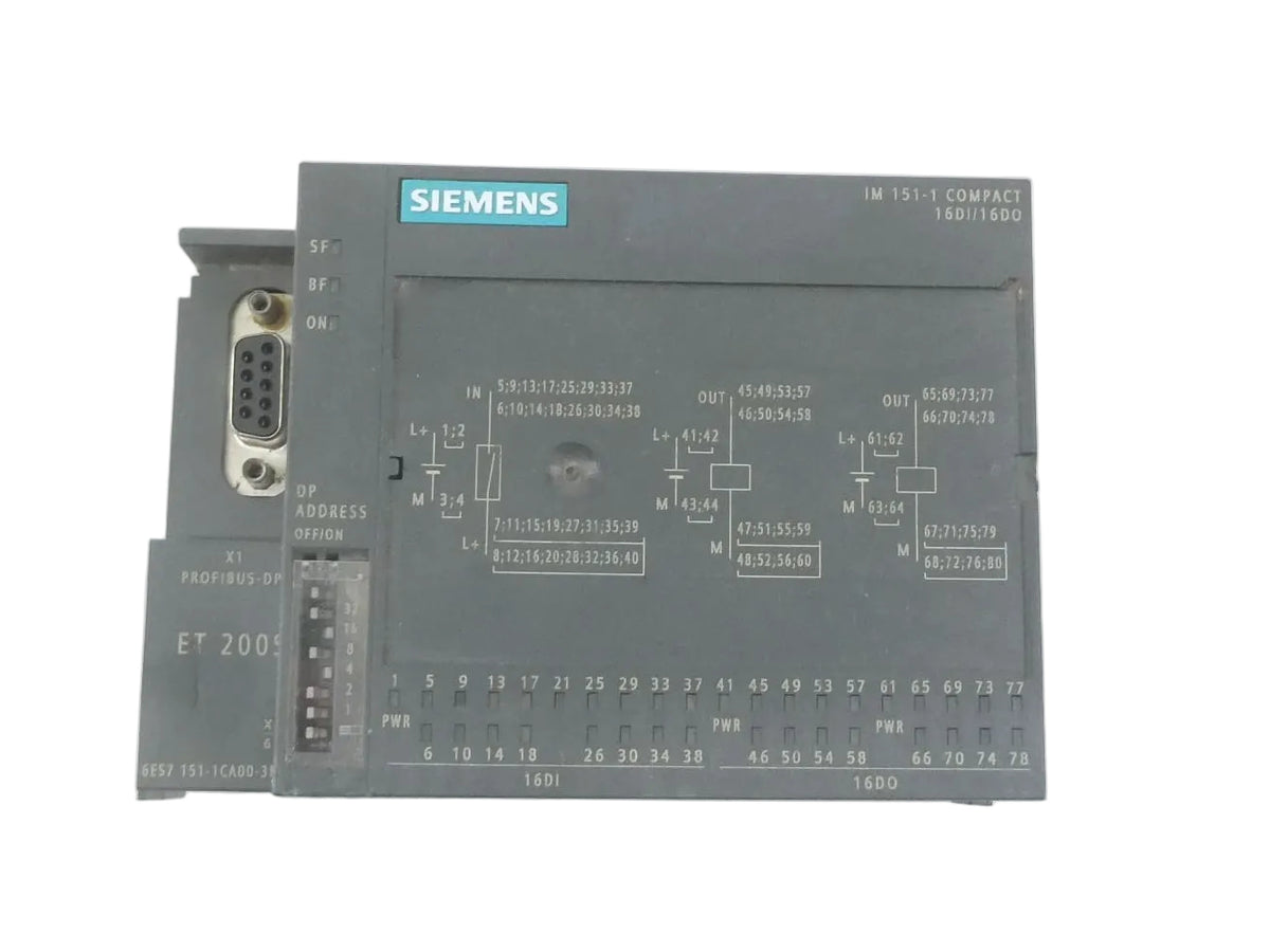 Siemens 6ES7151-1CA00-3BL0 ET200S Terminal Modul