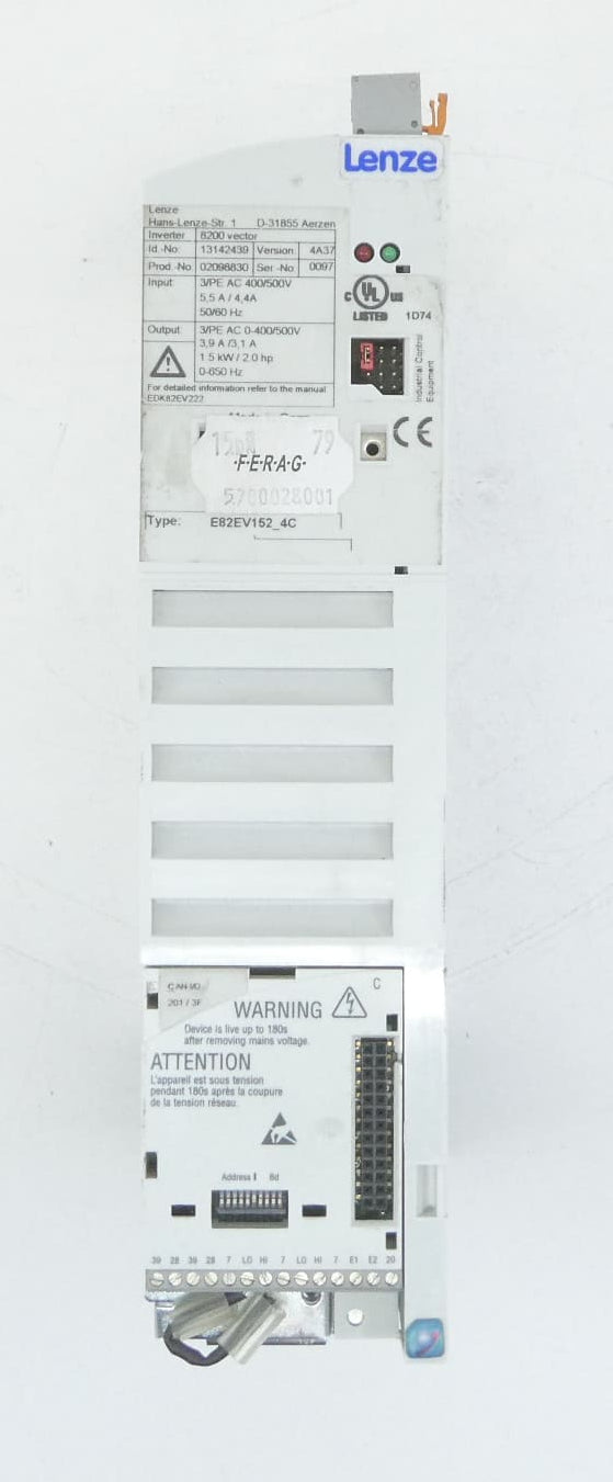 Lenze 13142439 Frequenzumrichter E82EV152_4C