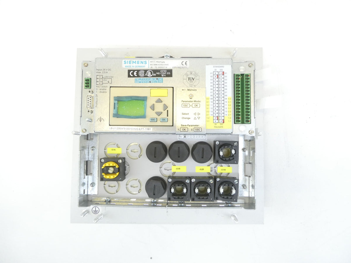 Siemens 6AV3688-4CX02-0AA0 PROFIsafe SIMATIC PP17-I Push Button Panel