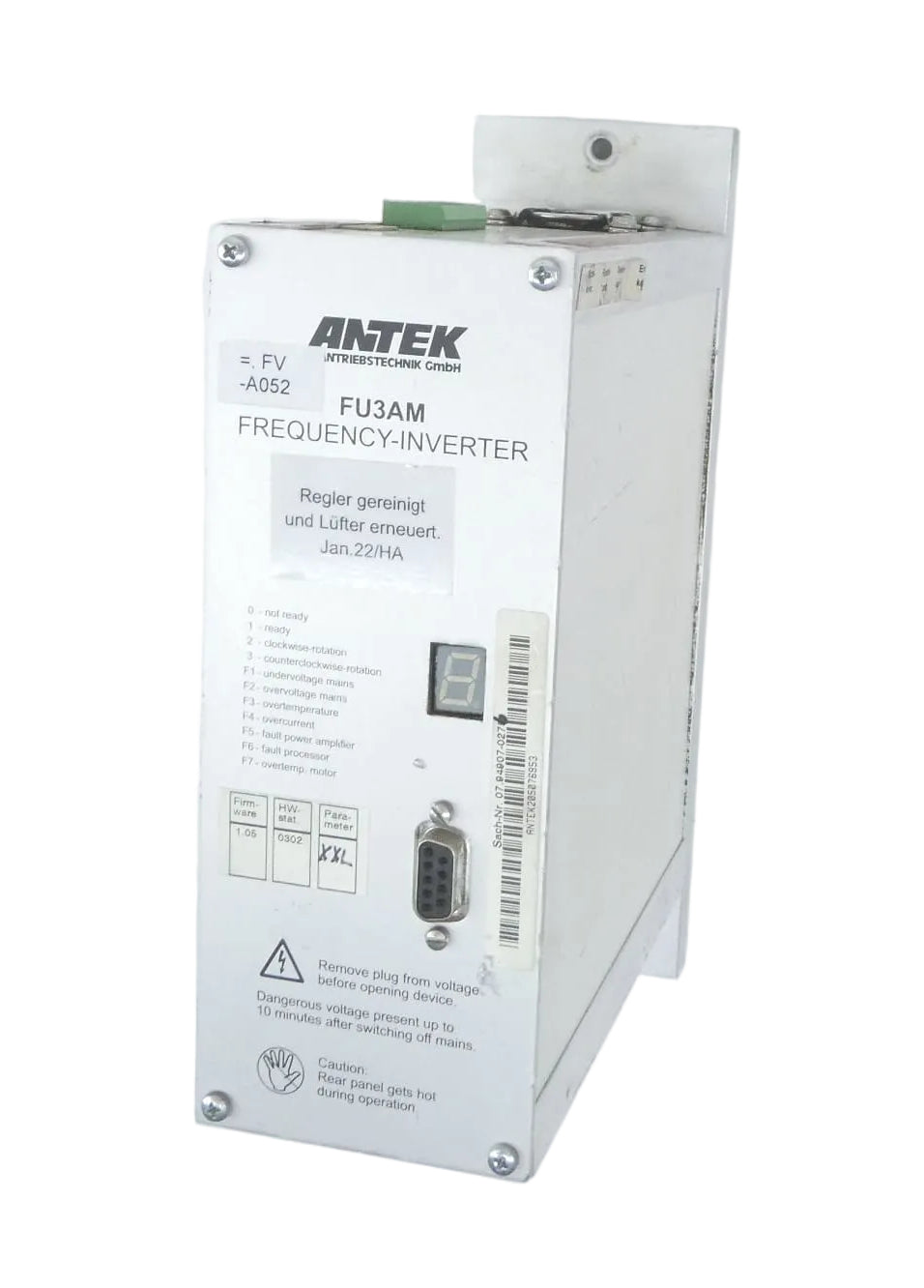 Antek FU3AM-03-00 Frequenzumrichter (400…480 VAC 45…66Hz)