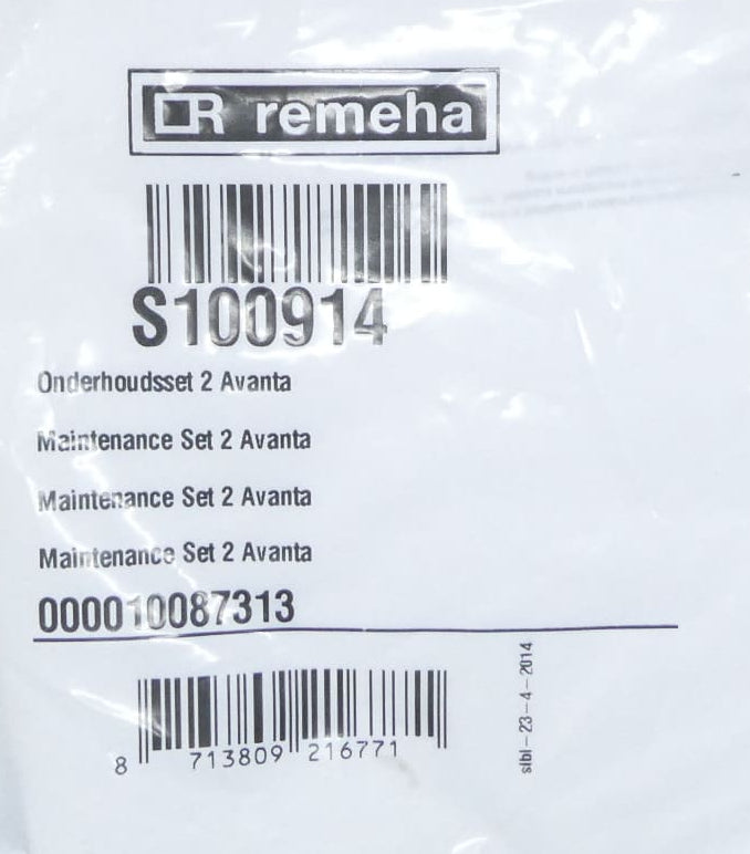 Remeha S100914 Wartungssatz 2 Avanta