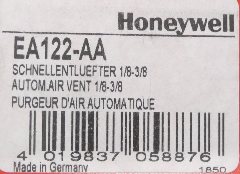 Honeywell EA122-AA Schnellentlüfter 1/8-3/8