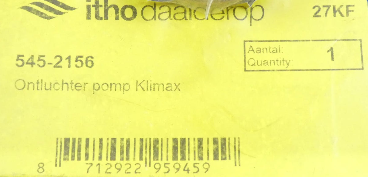 Itho Daalderop 545-2156 Automatischer Entlüfter