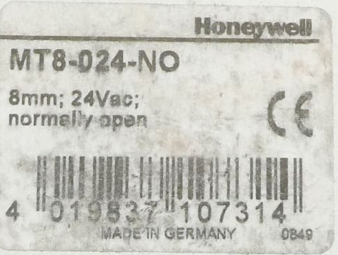 Honeywell MT8-024-NO Thermischer Stellantrieb 8mm