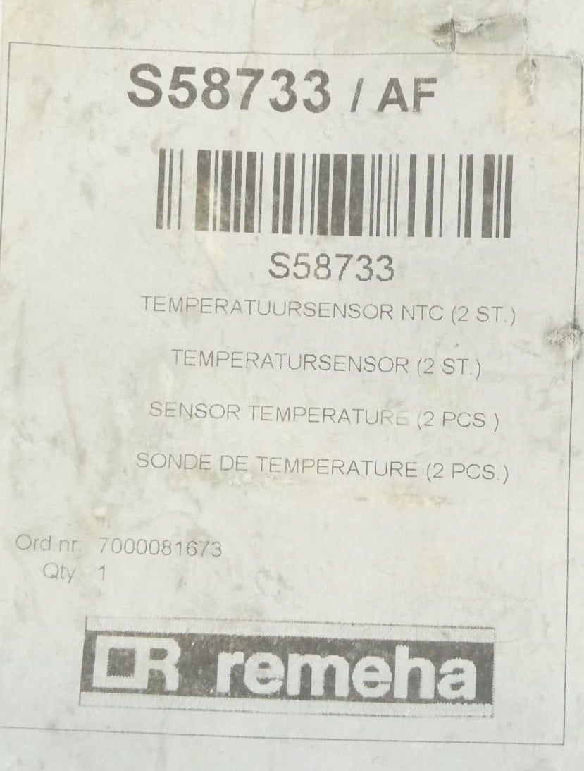Remeha S58733 Temperatursensor 2 Stück